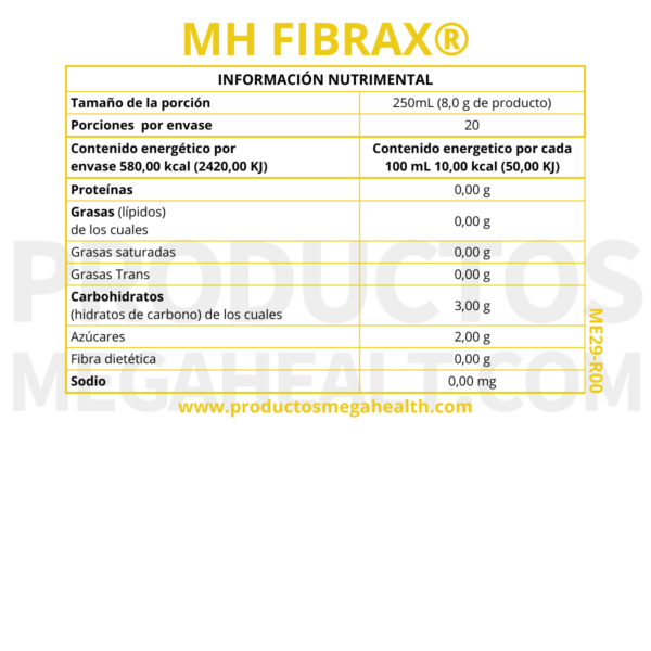 MH FIBRAX: FIBRA DE ARROZ