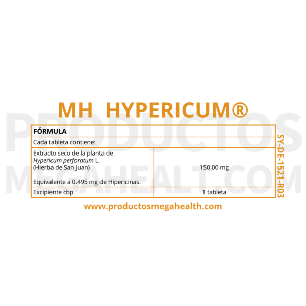 MH HYPERICUM: HIERBA DE SAN JUAN