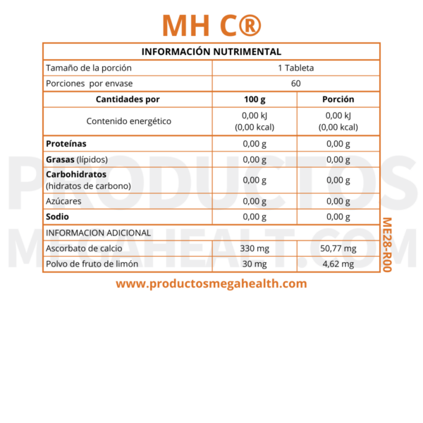 MH C: VITAMINA C