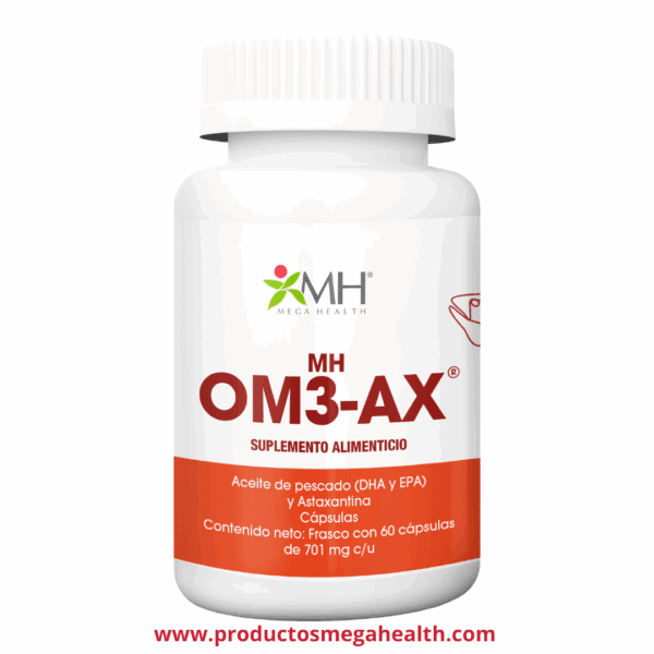 MH OM3-AX (OMEGA 3): ACEITE DE PESCADO Y ASTAXANTINA